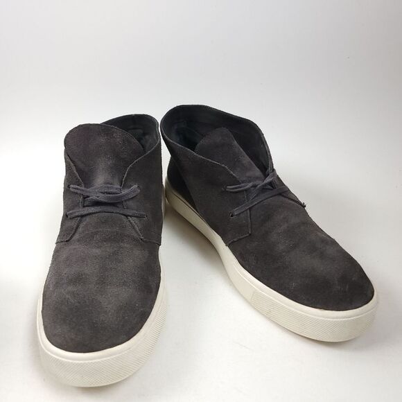 VINCE Chelsea Suede Lace Up leather Size 7 Gary Sneaker Shoes - Picture 1 of 11